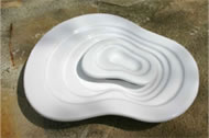 olive dish stacked