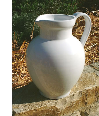 picture of Classic White Pitcher